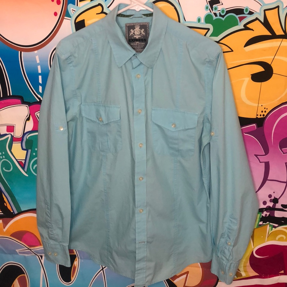 Express button down long sleeve